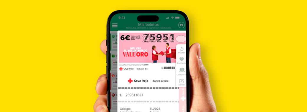 ¡7 millones en juego y más premios que nunca! Vuelve el Sorteo de Oro de Cruz Roja